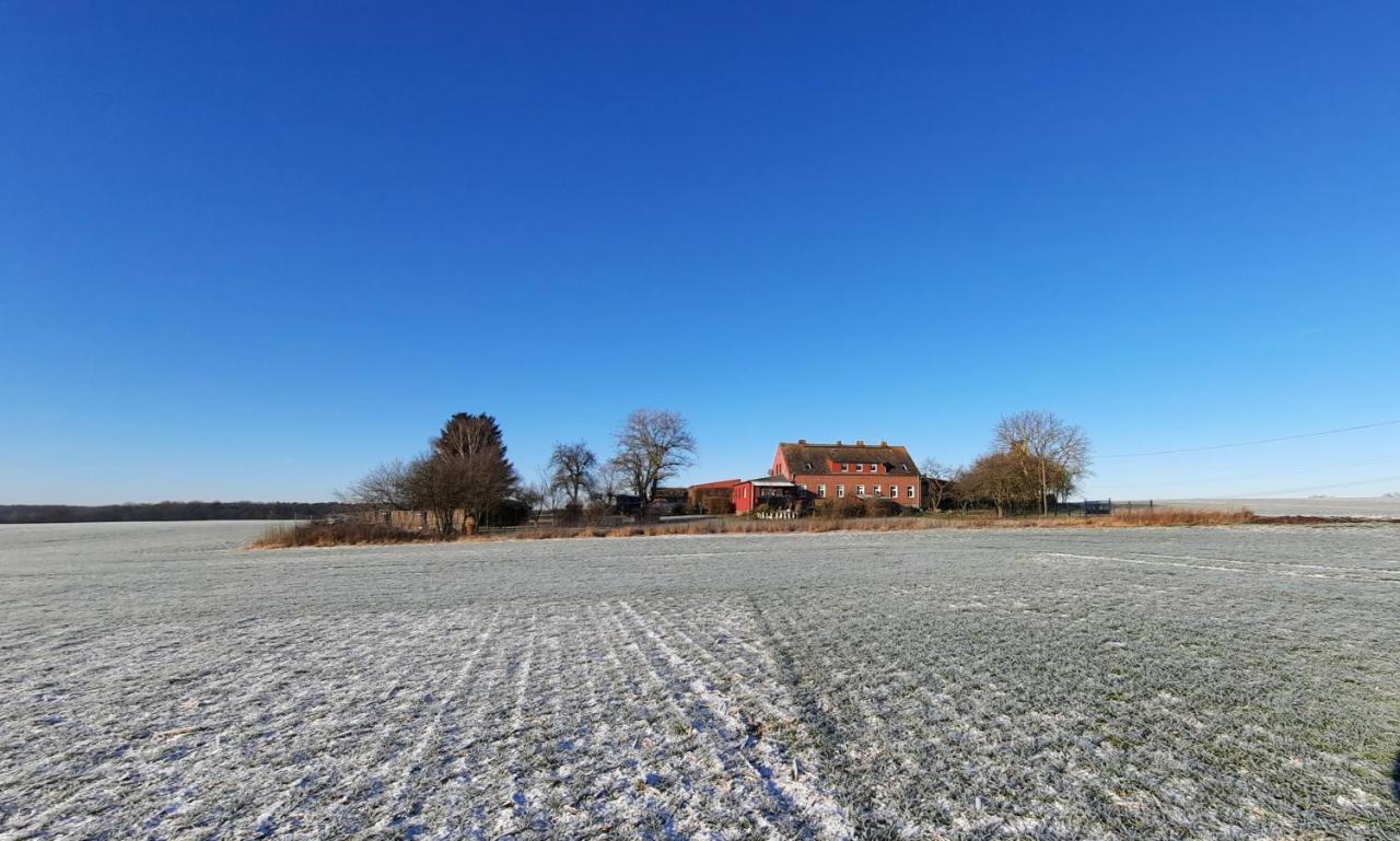 Vierseitenhof Hasenfelde - Ferienwohnung Feldblick Steinhofel Eksteriør bilde